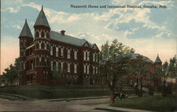 Nazareth Home and Immanuel Hospital Omaha, NE Postcard Postcard Postcard