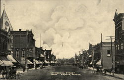 Commercial Street Emporia, KS Postcard Postcard Postcard