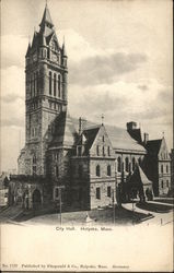 City Hall Holyoke, MA Postcard Postcard Postcard