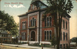 Library Haverhill, MA Postcard Postcard Postcard