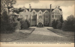 "Overlee" Residence of Samuel Frothingham Lenox, MA Postcard Postcard Postcard