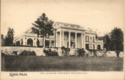 Mr. Giraud Foster'd Residence Lenox, MA Postcard Postcard Postcard