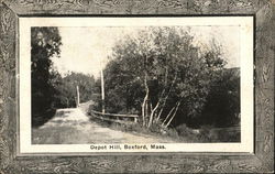 View of Depot Hill Boxford, MA Postcard Postcard Postcard