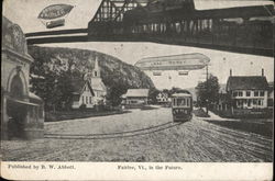 View of Town, In The Future Postcard