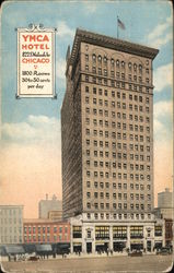 YMCA Hotel Chicago, IL Postcard Postcard Postcard