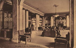 The Lobby, Y.M.C.A. Postcard