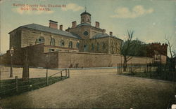 Suffolk County Jail, Charles St Boston, MA Postcard Postcard Postcard