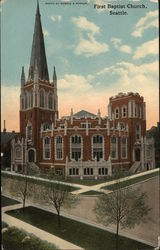 First Baptist Church Seattle, WA Postcard Postcard Postcard