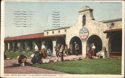 Indian Building, The Alvarado Albuquerque, NM Postcard Postcard Postcard