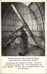 The Great Telescope of the University of Chicago Postcard