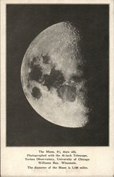 The Moon, From Yerkes Observatory Postcard