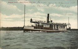 Steamer Queen - West Okoboji Lake, Iowa Steamers Postcard Postcard Postcard