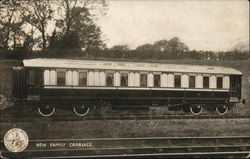 New Family Carriage, London & North Western Railway Company Trains, Railroad Postcard Postcard Postcard