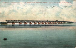 Victoria Jubilee Bridge, Grand Trunk Railway System Postcard