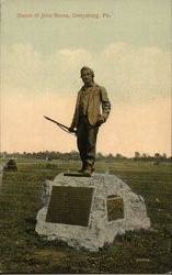 Statue of John Burns Gettysburg, PA Postcard Postcard Postcard