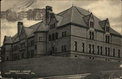 Carnegie Library Homestead, PA Postcard Postcard Postcard