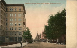 Hamilton Street, from Fifth Street Allentown, PA Postcard Postcard Postcard