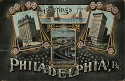 Greetings from Philadelphia Postcard