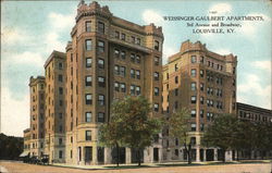 Weissinger-Gaulbert Apartments Louisville, KY Postcard Postcard Postcard