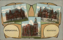 Views of Hopkinsville Kentucky Postcard Postcard Postcard