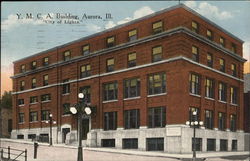 Y.M.C.A. Building, Aurora, Ill. Illinois Postcard Postcard Postcard