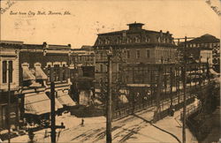 East From City Hall Postcard