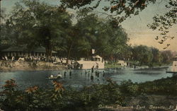 Bathers, Ellsworth Park Postcard