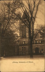 Library, University if Illinois Champaign, IL Postcard Postcard Postcard