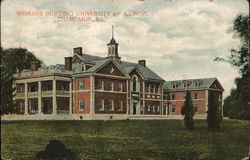 Womans Building, University of Illinois Champaign, IL Postcard Postcard Postcard