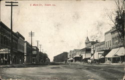 East Main Street Casey, IL Postcard Postcard Postcard