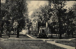 Champaign City Park Illinois Postcard Postcard Postcard