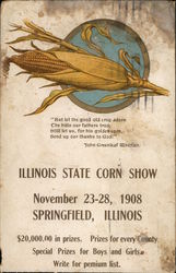 Illinois State Corn Show Springfield, IL Postcard Postcard Postcard