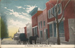 A Business Street Postcard