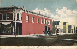 Front Street Forreston, IL Postcard Postcard Postcard