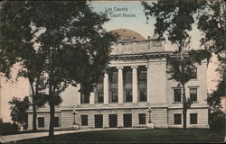 Lee County Court House Postcard