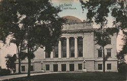 Lee County Court House Postcard