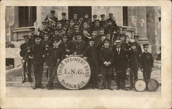 Third Regiment Band Postcard