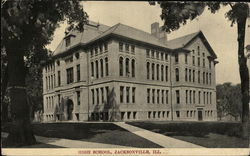 High School Jacksonville, IL Postcard Postcard Postcard