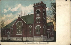 First Baptist Church Hoopeston, IL Postcard Postcard Postcard