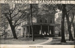 Riverview Hospital Postcard