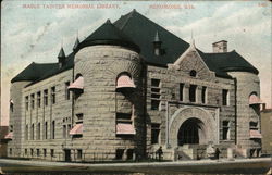 Mable Tainter Memorial Library Menomonie, WI Postcard Postcard Postcard