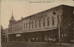 East Side Square Mount Pulaski, IL Postcard Postcard Postcard