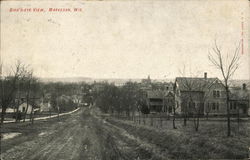 Bird's-Eye View of Town Postcard