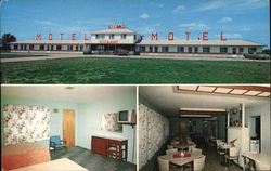 Pastell's Hi-Land Motel and Standard Service McMillan, MI Postcard Postcard Postcard