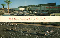 Chris-Town Shopping Center Postcard