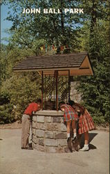 Wishing Well, John Ball Park Postcard