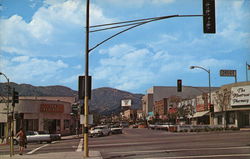 Downtown Shopping Mall Montrose, CA Postcard Postcard Postcard