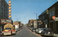 Main Street, Looking East Postcard