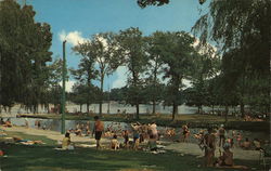 Swimming in the Rideau at Centennial Park Postcard