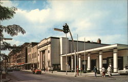 Business District Oneonta, NY Postcard Postcard Postcard